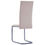 Thumbnail: Faux Leather Cantilever Dining Chair Set 2 Cappuccino