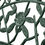 Thumbnail: Outdoor Garden Bench Cast Aluminium Green 100 cm