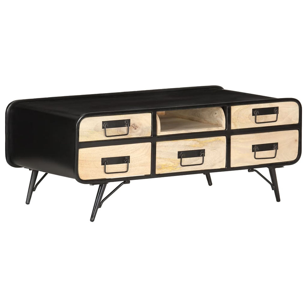 Thumbnail: Coffee Table 100x50x40 cm Solid Mango Wood