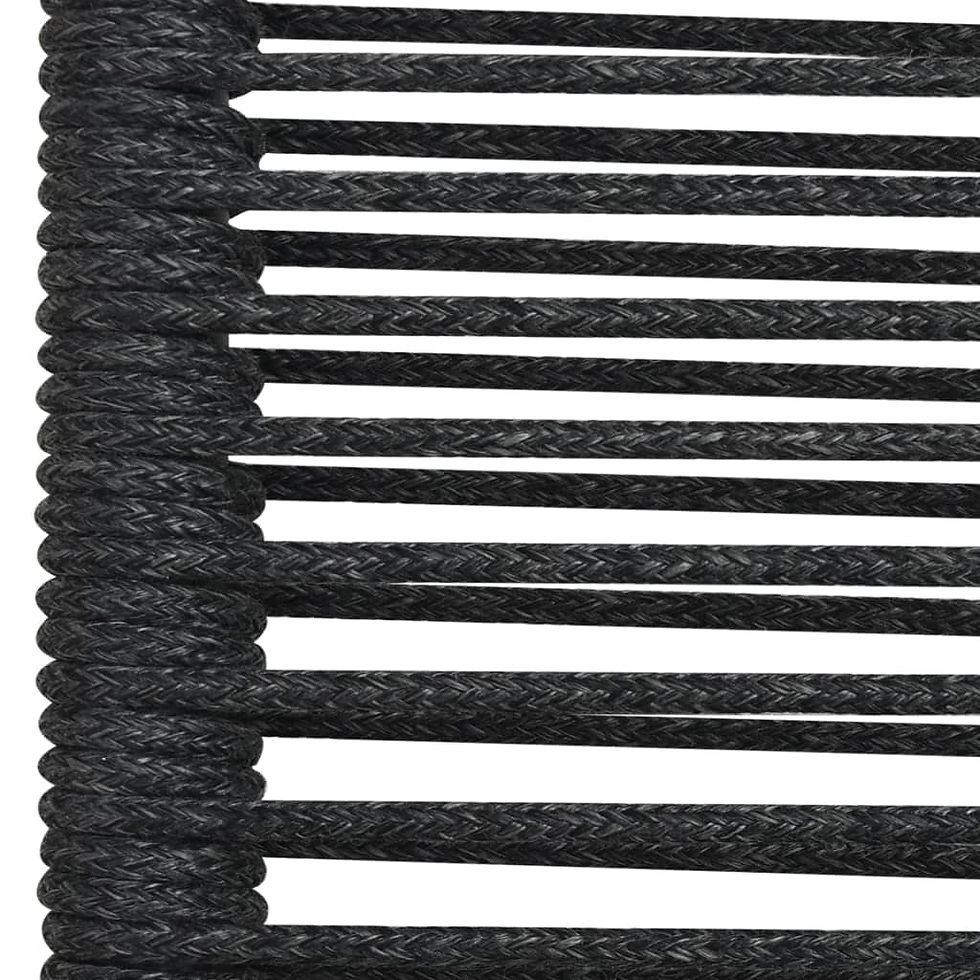 Thumbnail: Outdoor Dining 7 Piece Set Black