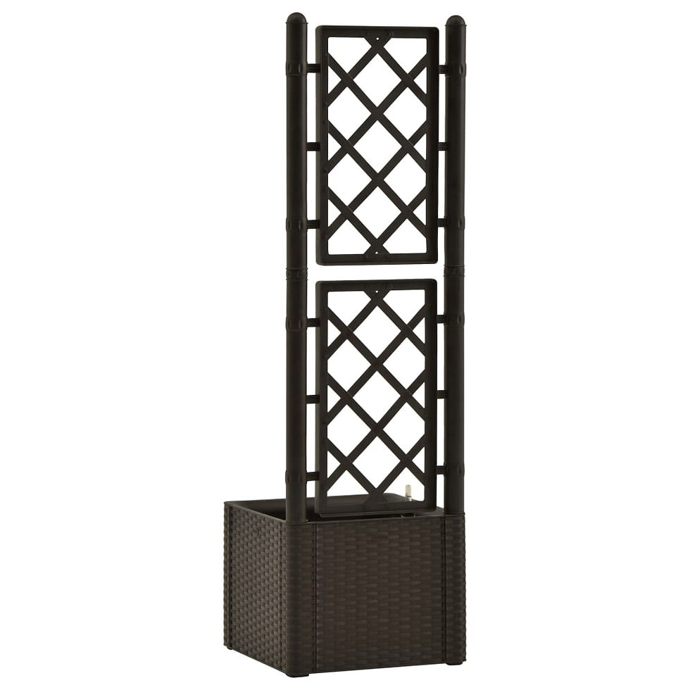Thumbnail: Garden Raised Bed with Trellis plus Self Watering System Mocha