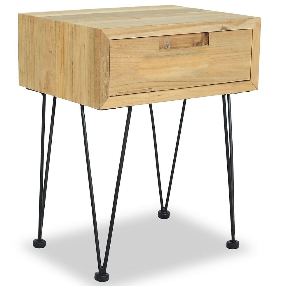 Thumbnail: Bedside Cabinets 2 pcs 40x30x50 cm Solid Teak