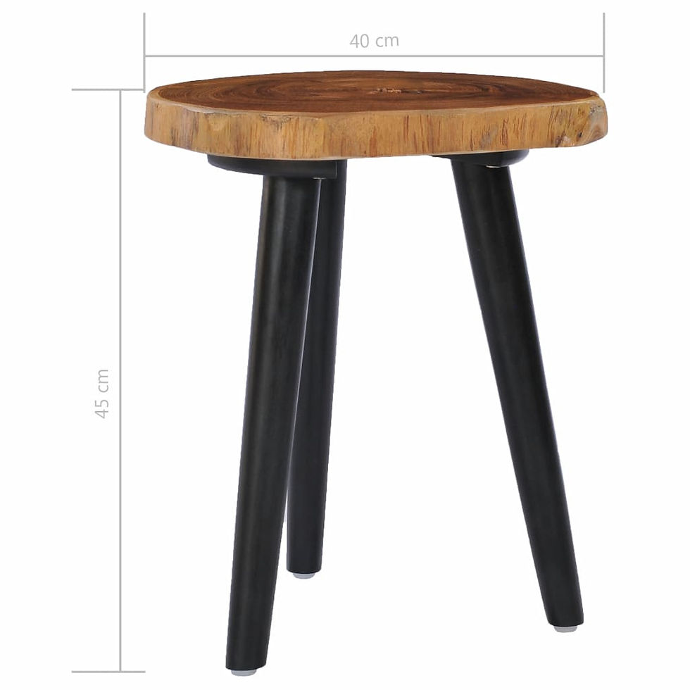 Thumbnail: Teak Wood Coffee Table 40x45 cm