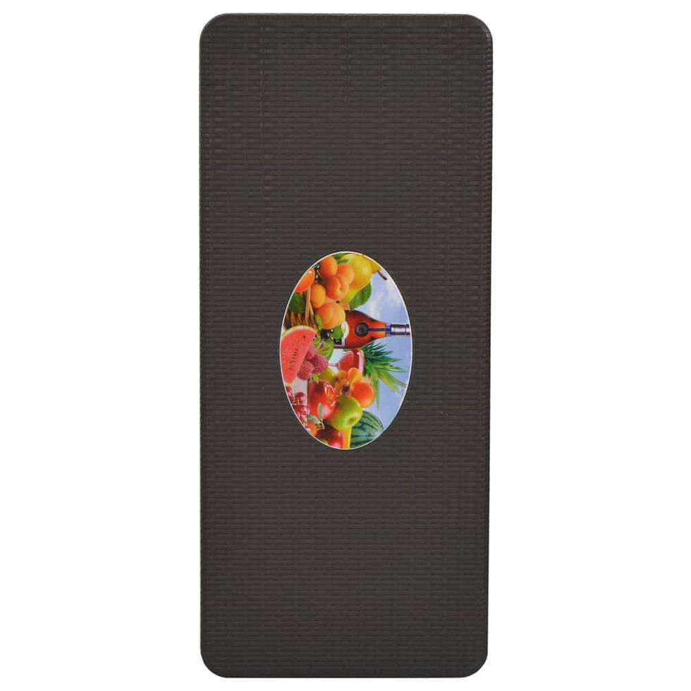 Thumbnail: Rattan Look Folding Bistro 3 Piece Set Brown