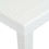 Thumbnail: Rattan Look Garden Table White Plastic