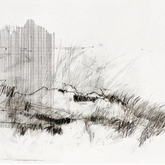 Studio drawing during first lockdown - titled "Mood"