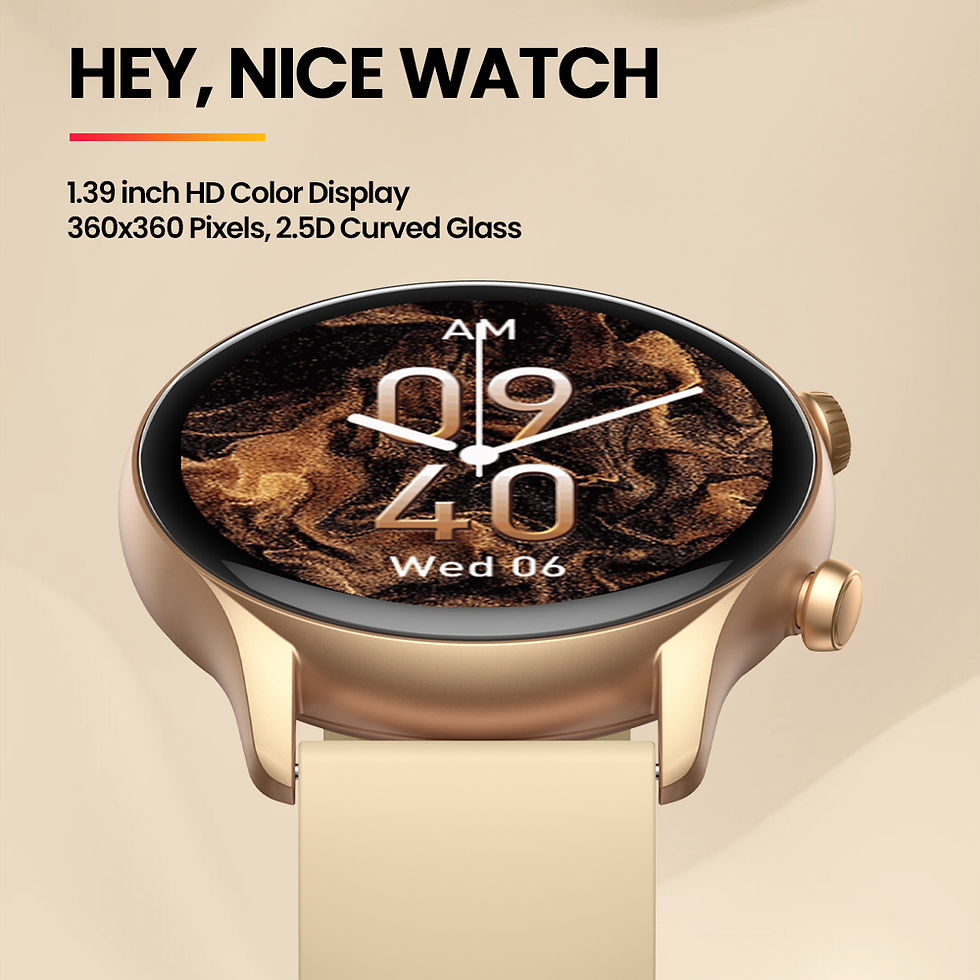 Thumbnail: Aura Mesh-Strap Fashion Smartwatch