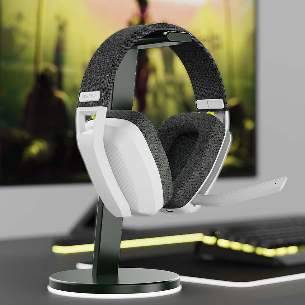 Thumbnail: Binnune Striker White Gaming Headset