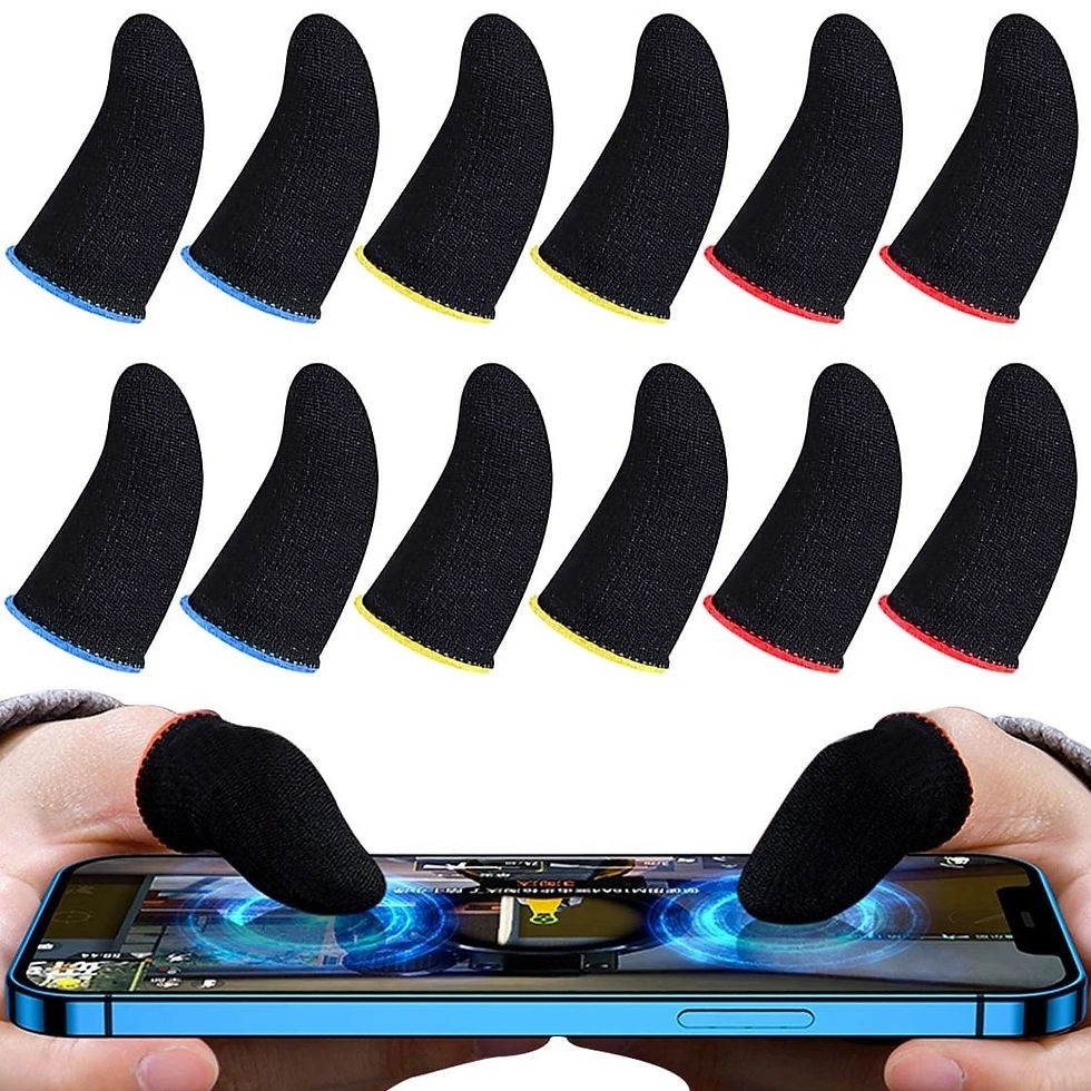 Thumbnail: Pro Mobile Gaming Finger Sleeves (Breathable & Sweat-Proof)
