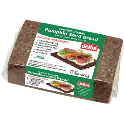 Delba Pumpkin Seed Bread at World Foods Market