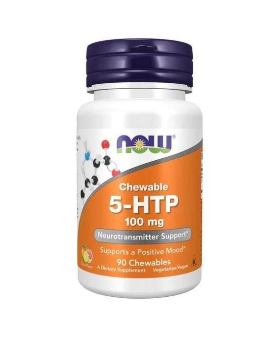 NOW 5-HTP 100mg 90 Chewables