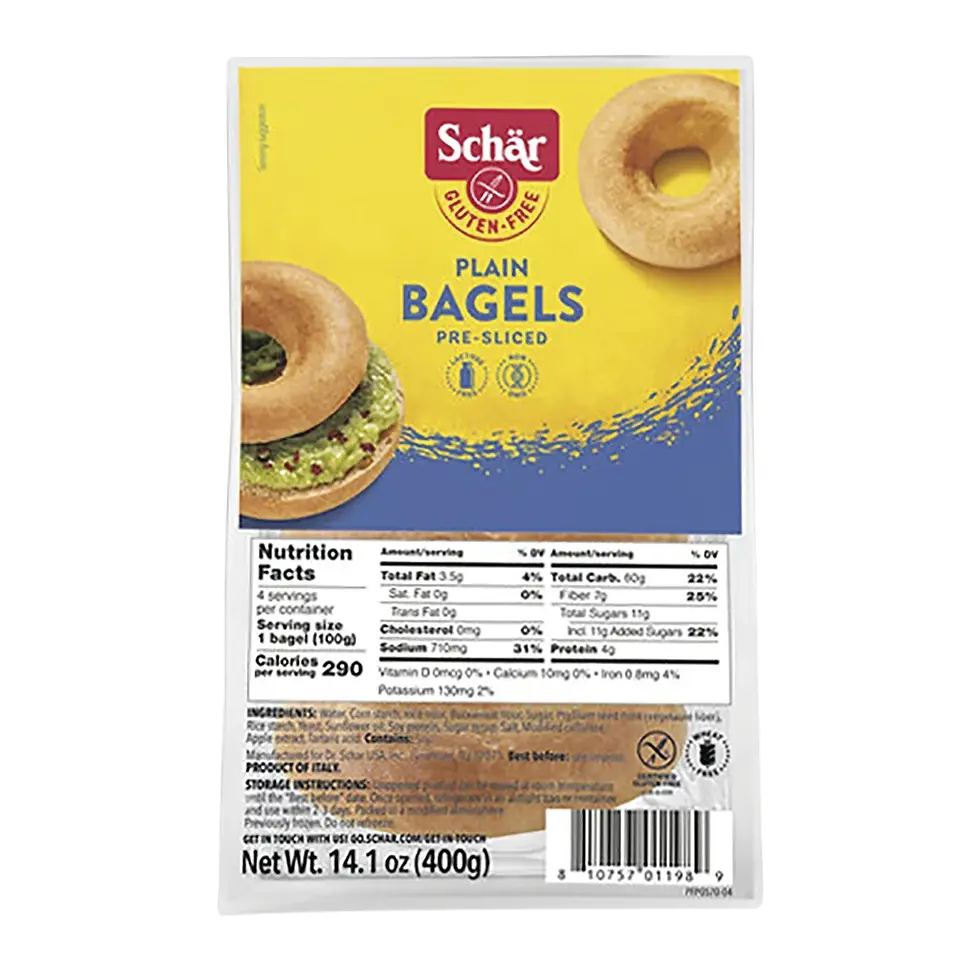 Schar Plain Bagels at World Foods Market