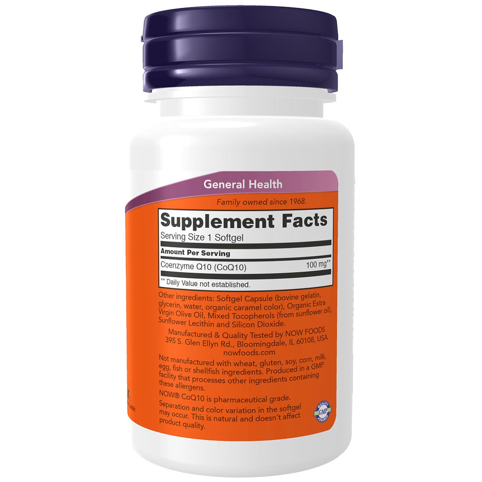 Thumbnail: NOW CoQ10 100mg 50 Softgels at World Foods Market