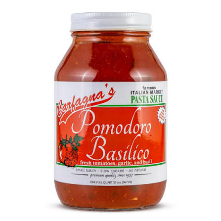 Carfagna’s Pomodoro Basilico Sauce at World Foods Market