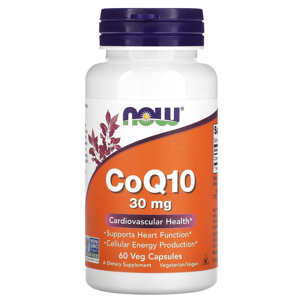 Thumbnail: NOW CoQ10 30mg 60 Veg Capsules at World Foods Market