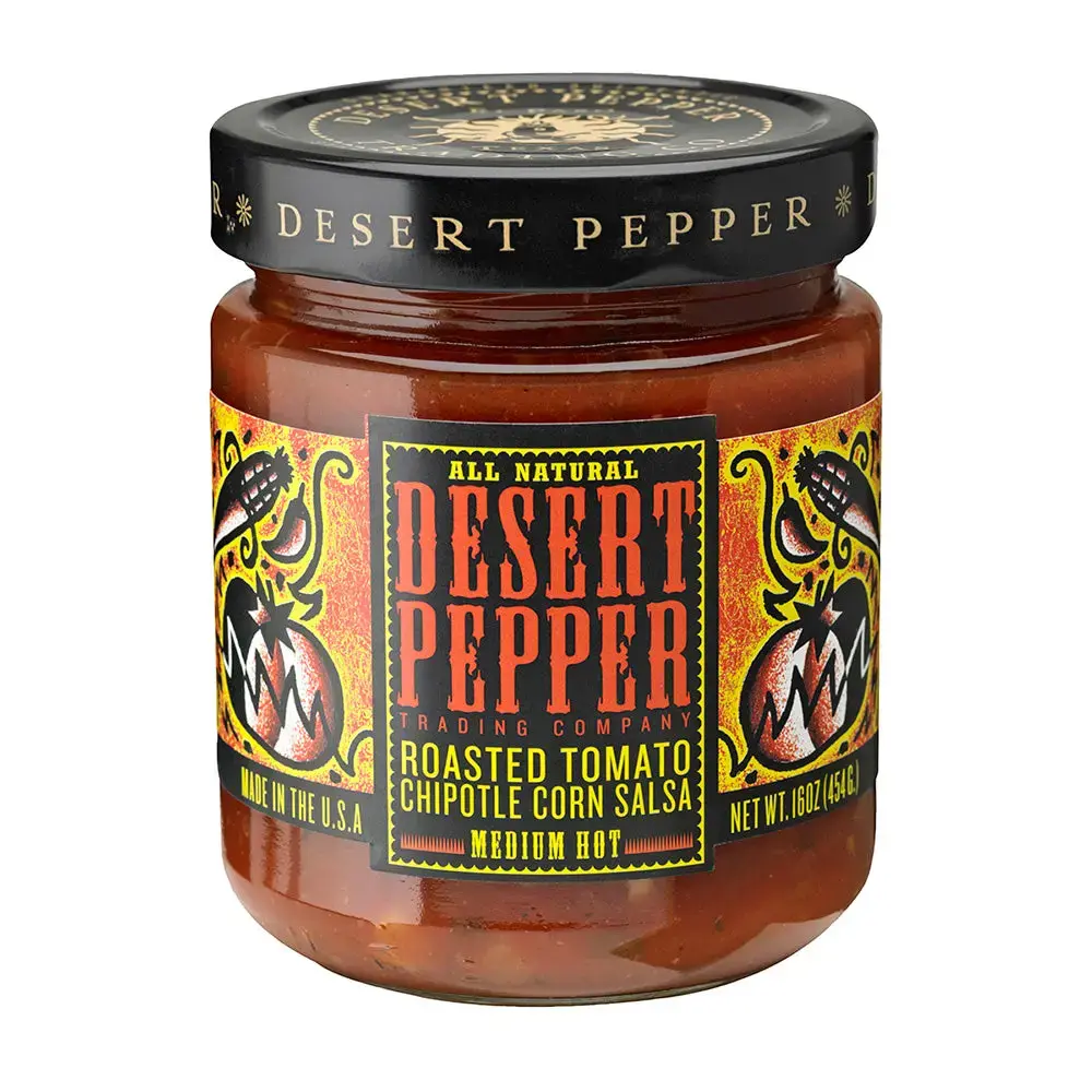 Desert Pepper Roasted Tomato Chipotle Corn Salsa at World Foods Market