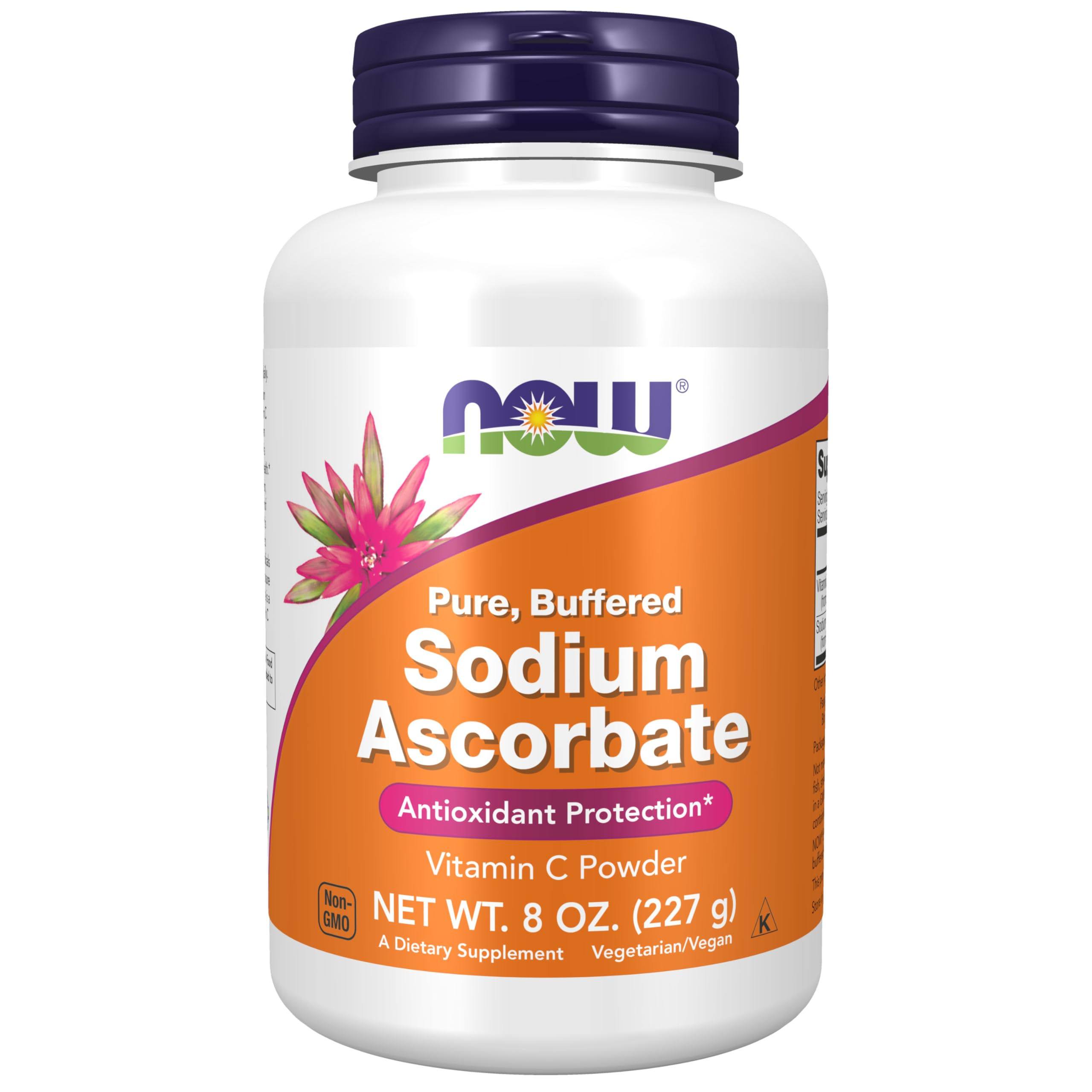 NOW Pure Buffered Sodium Ascorbate Vitamin C Powder 8oz at World Foods Market