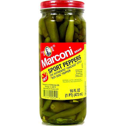 Marconi Sport Peppers at World Foods Market