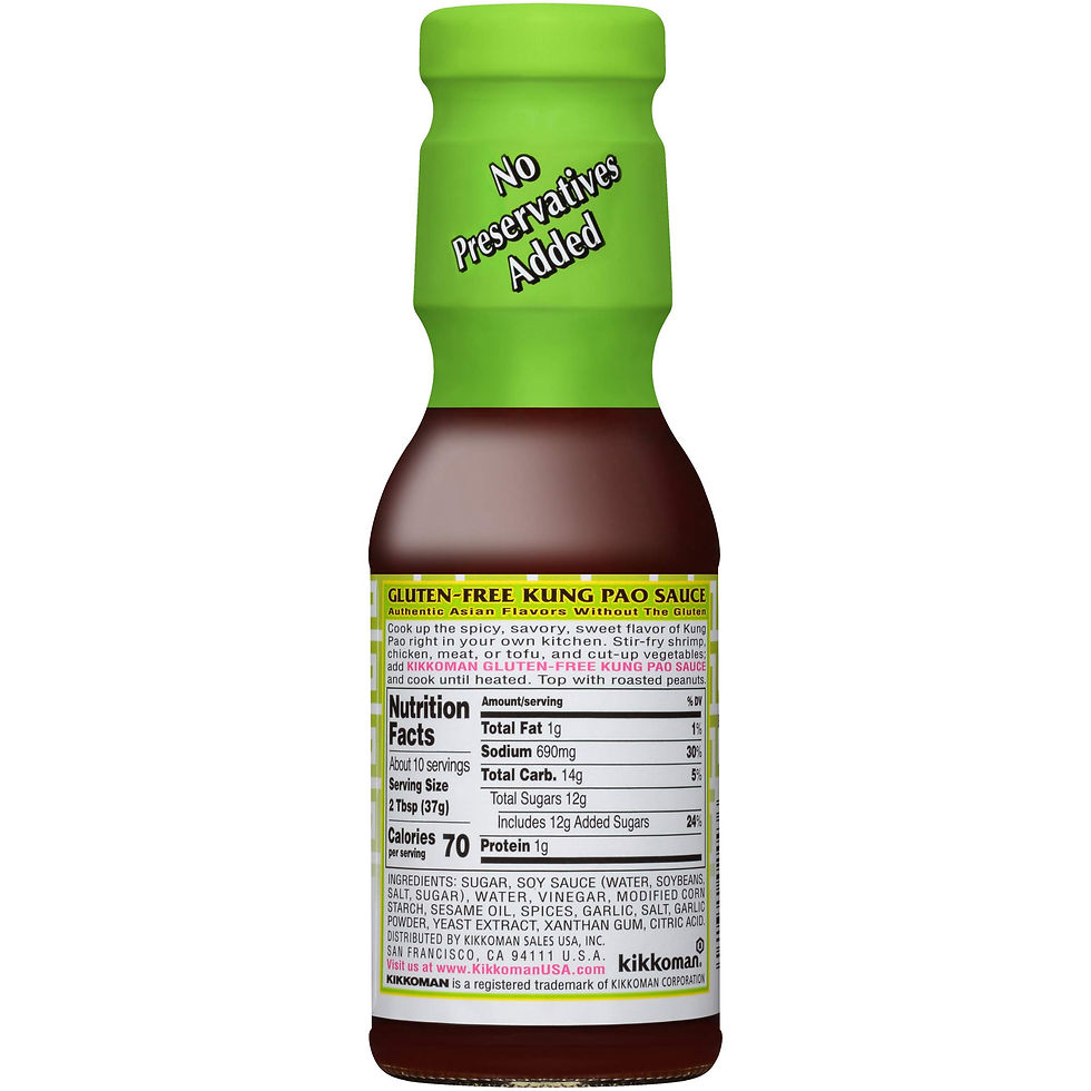 Kikkoman Gluten-Free Kung Pao Sauce at World Foods Market