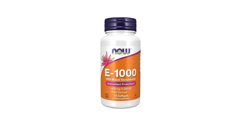 Thumbnail: NOW E-1000 w/ Mixed Tocopherols 670mg 1000 IU 50 Softgels at World Foods Market