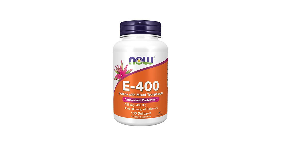 Thumbnail: NOW E-400 w/ Mixed Tocopherols 268mg 400 IU 100 Softgels at World Foods Market