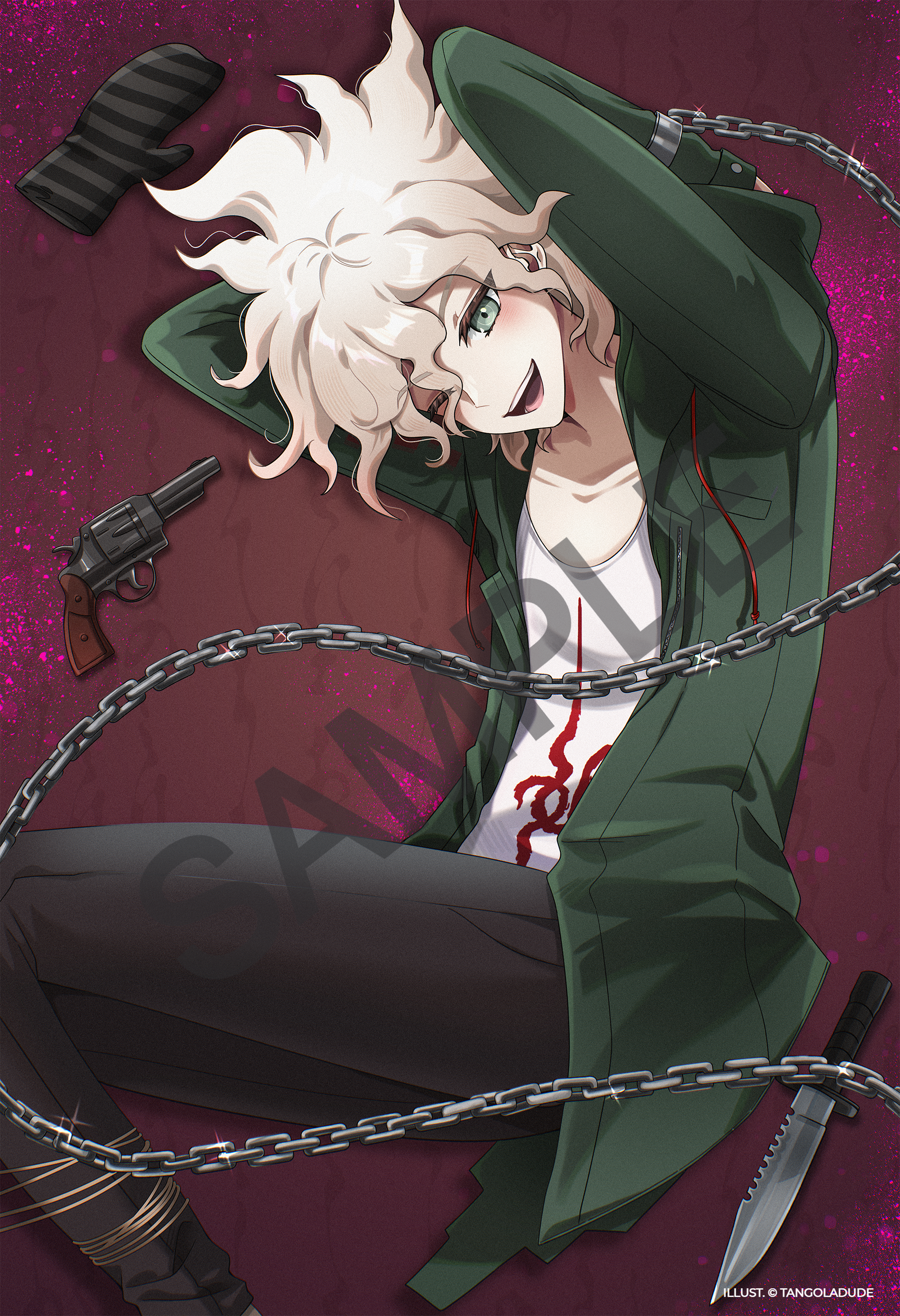 「Nagito Komaeda - Danganronpa」‒ 13” x 19” Print