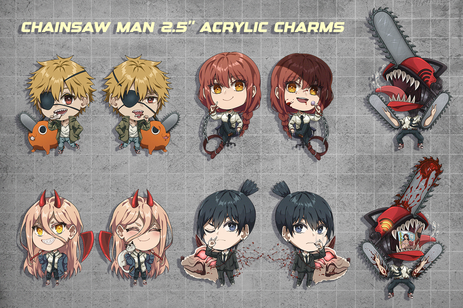 Chainsaw Man ✦ Acrylic Charm