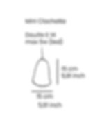 Taille lampe mi-clochette