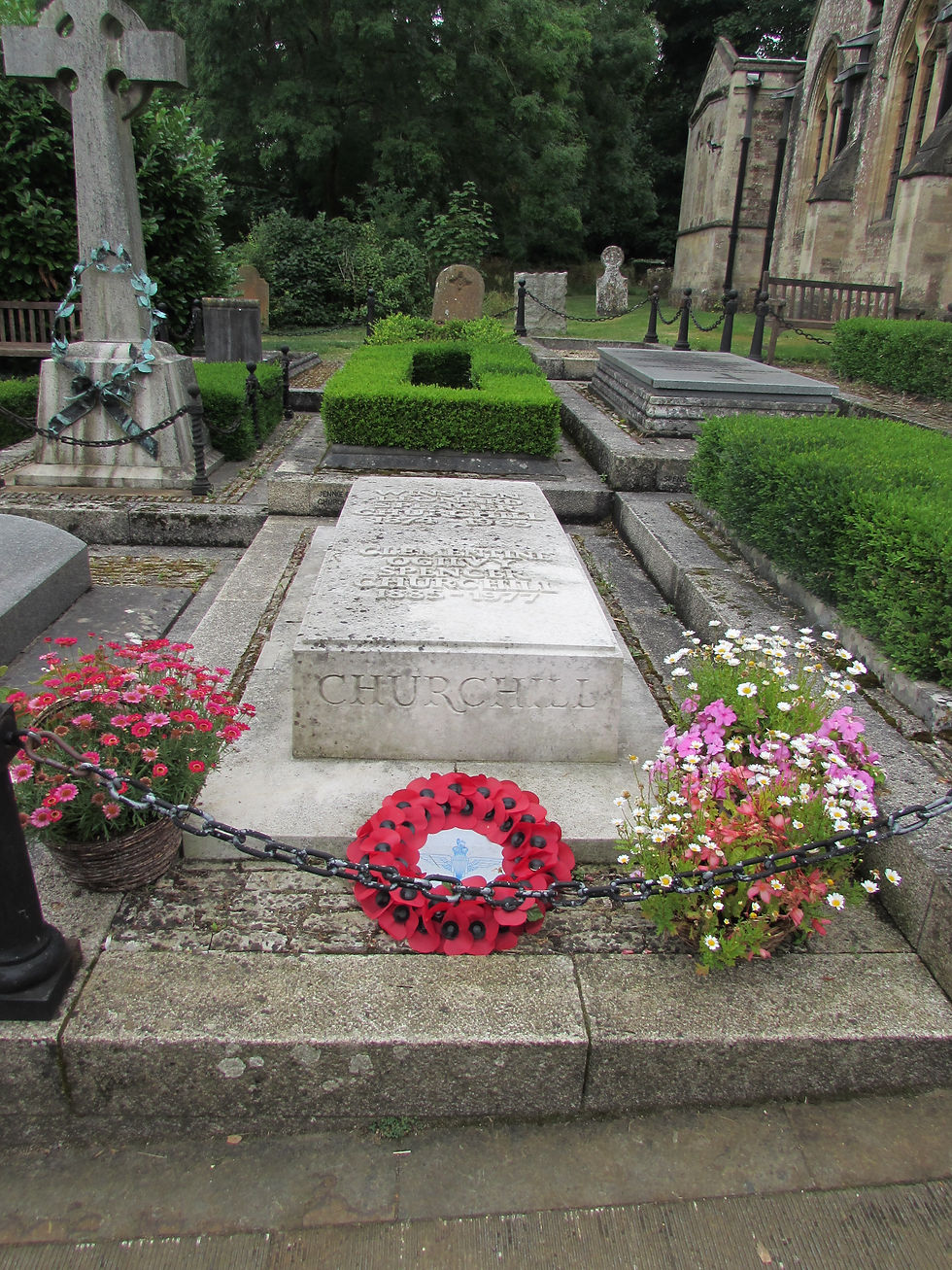 Grave of Sir Winston Churchill