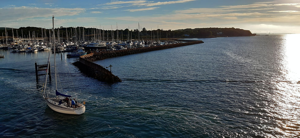 Coming back into Lymington