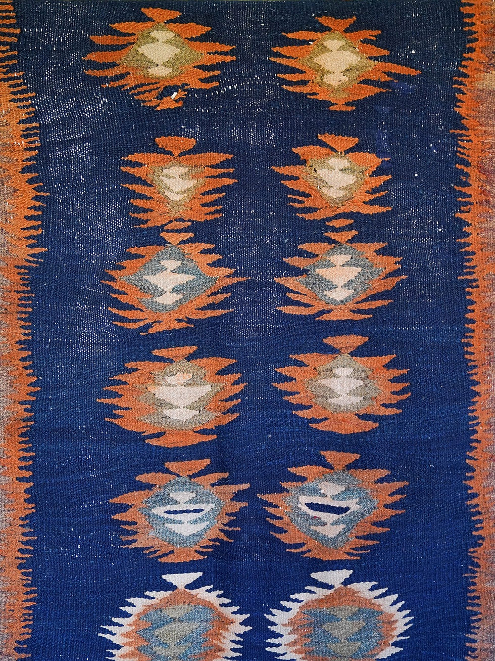 Thumbnail: Solis - Oriental Vintage Kilim Hand Woven Rug