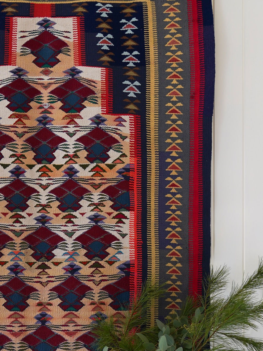 Thumbnail: December Oriental Vintage Kilim Hand Woven Rug