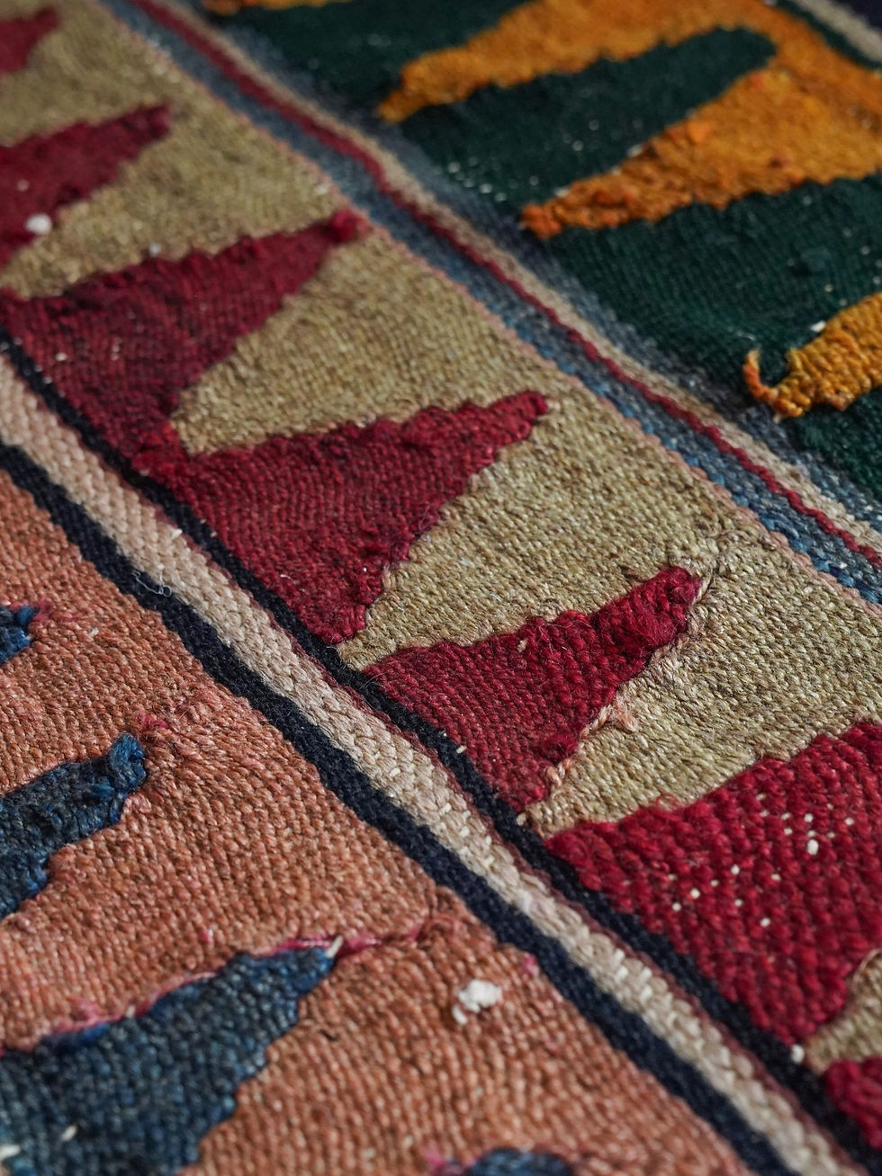 Thumbnail: Vista Oriental Vintage Kilim Hand Woven Rug