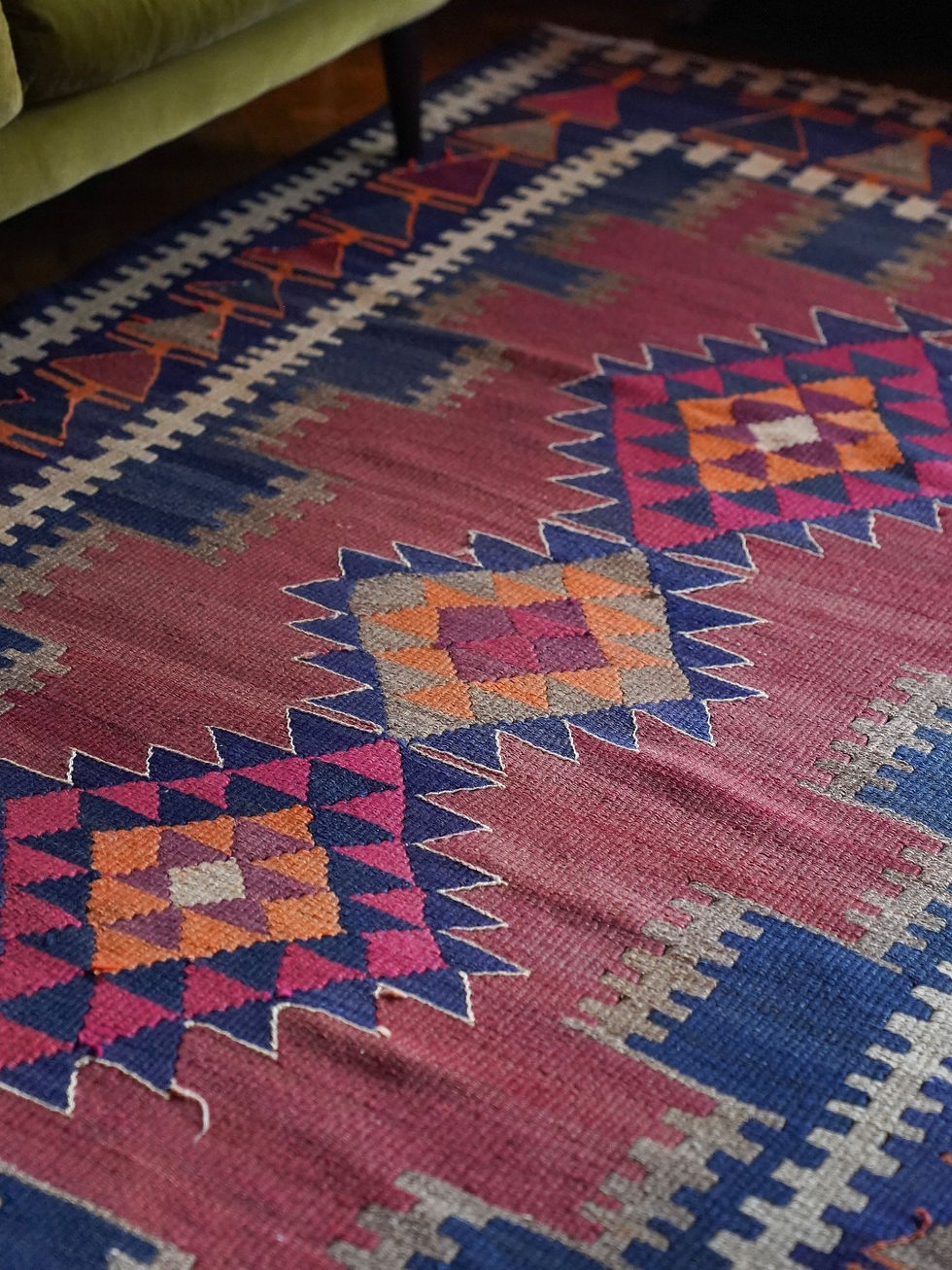 Thumbnail: Oasis Oriental Vintage Kilim Hand Woven Rug