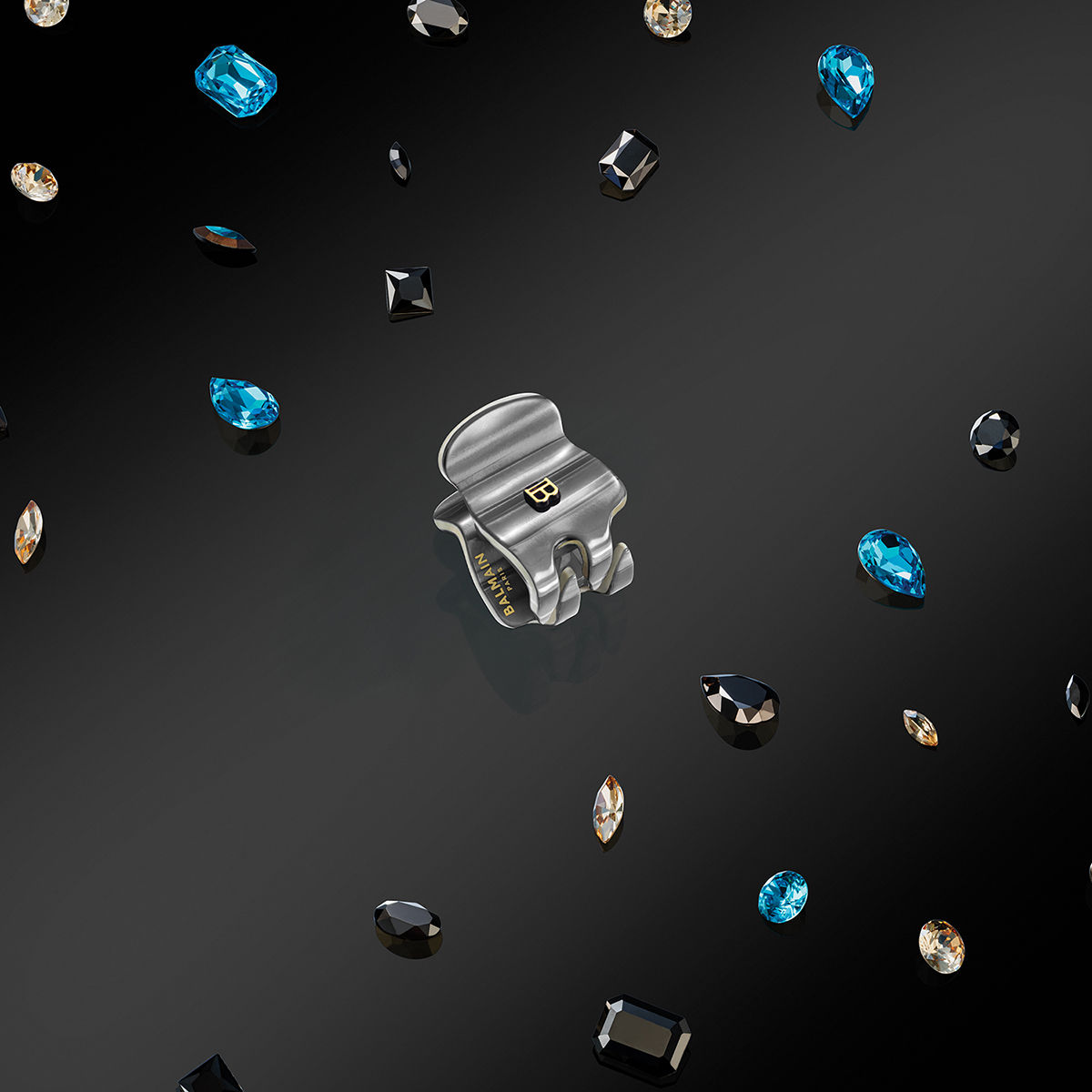 Limited Edition Locks of Legacy Pinces à Cheveux Extra Small Midnight Black