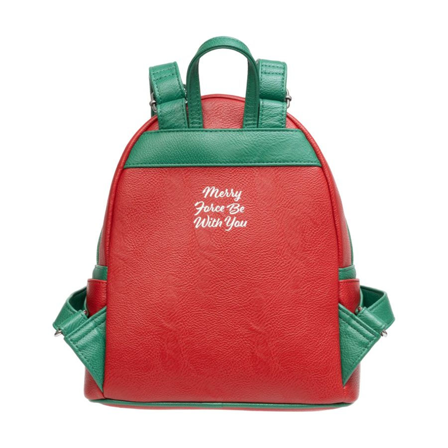 Thumbnail: Loungefly-Star Wars - Santa Grogu US Exclusive Mini Backpack rear view