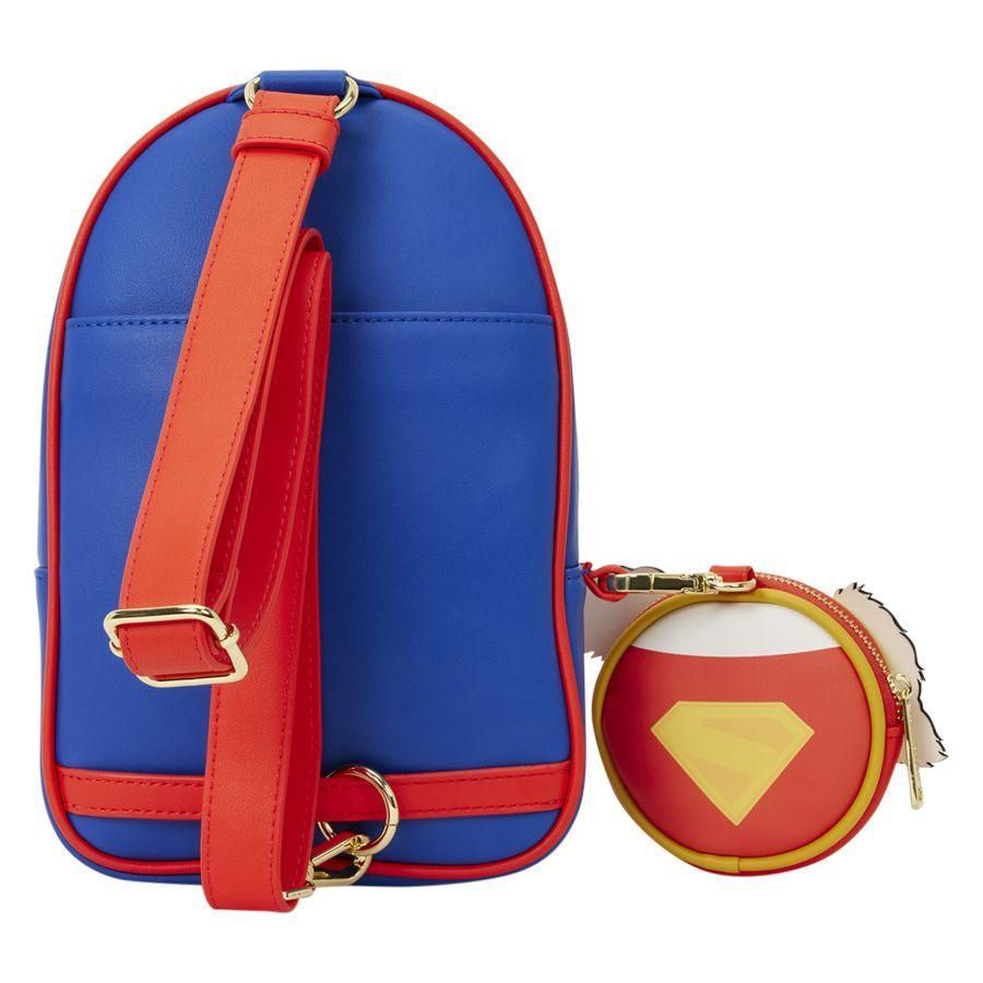 Thumbnail: Loungefly-Supergirl (2026) – Krypto Sling Crossbody Bag rear view