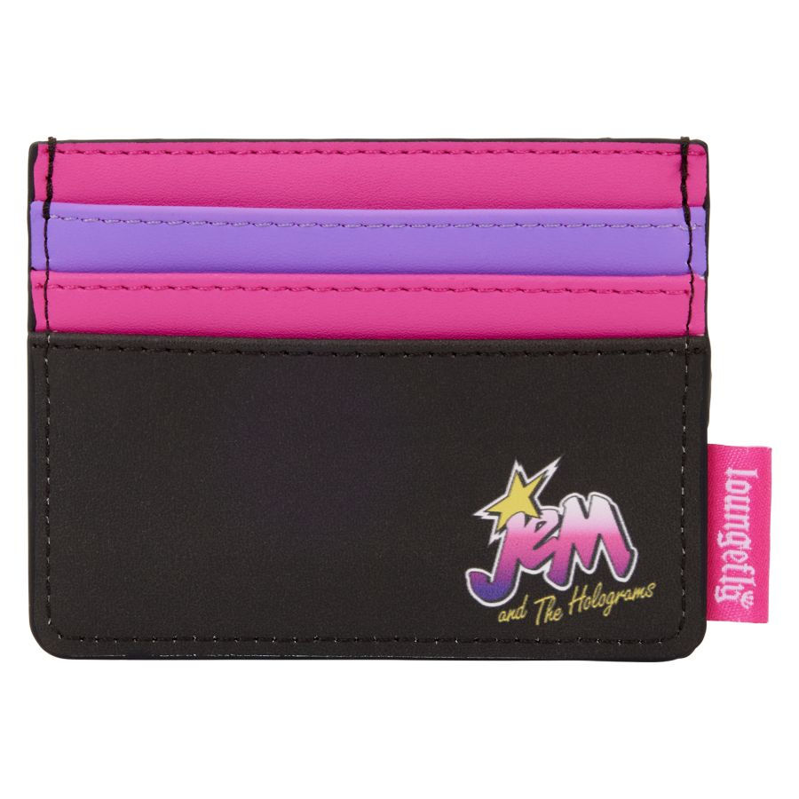 Thumbnail: Loungefly-Jem & The Holograms Cassette Card Holder rear view