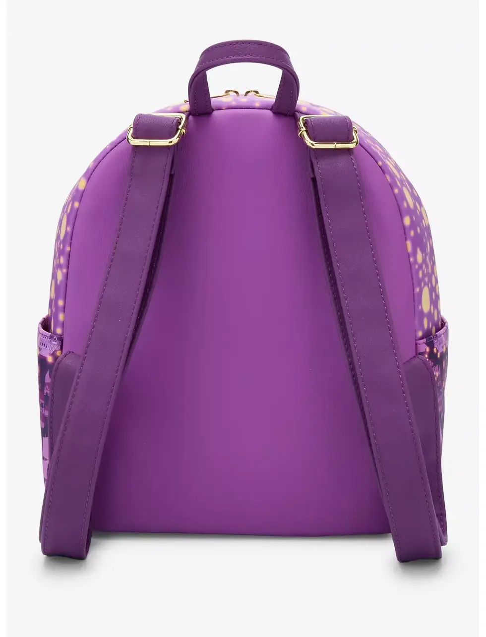Thumbnail: Loungefly Disney Tangled Rapunzel Lantern Night Mini Backpack rear view
