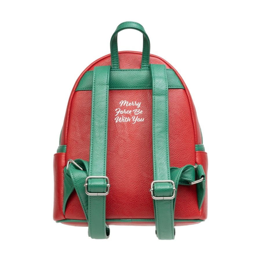 Thumbnail: Loungefly-Star Wars - Santa Grogu US Exclusive Mini Backpack rear