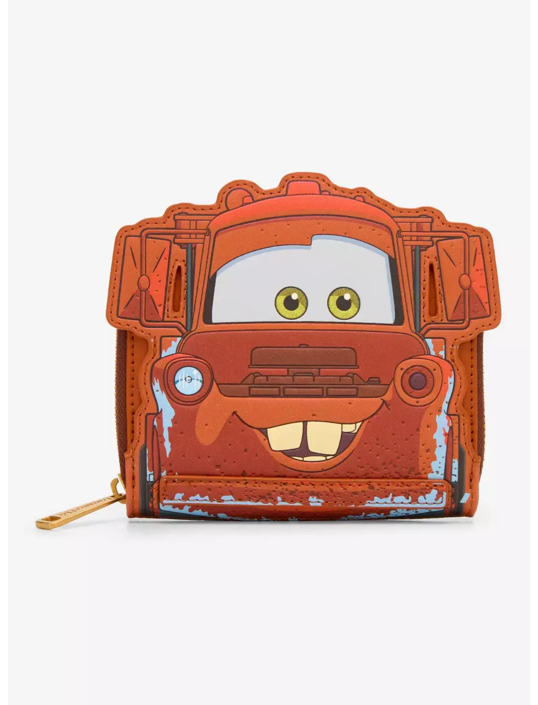 Loungefly Disney Pixar Cars Mater Glow-in-the-Dark Accordion Wallet Box Lunch Ex