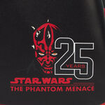 Thumbnail: Loungefly-Star Wars: The Phantom Menace Darth Maul Glow Cosplay Mini Backpack rear image