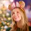 Thumbnail: Disney- Minnie Mouse Gingerbread Ear Headband for Adults by BaubleBar model