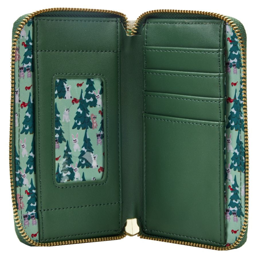 Thumbnail: Loungefly Rudolph the Red-Nosed Reindeer - Merry Couple Zip Around Purse