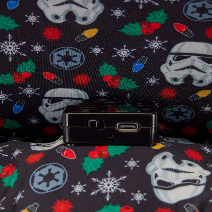 Thumbnail: Loungefly-Star Wars - Stormtrooper Holiday Mini Backpack inside view