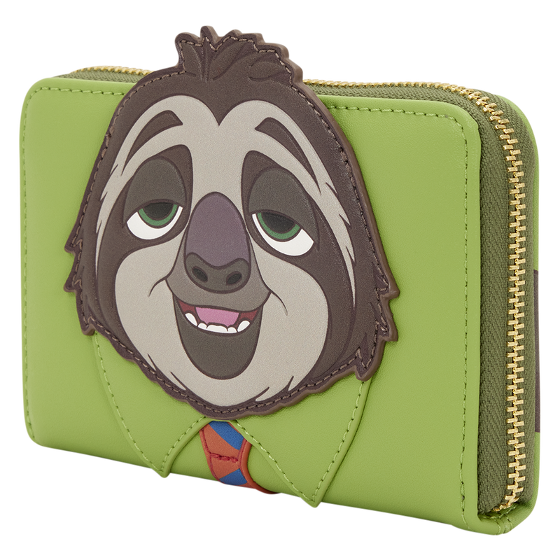 Loungefly- Disney Zootopia Loungefly US Exclusive Flash Zip Around Wallet side view