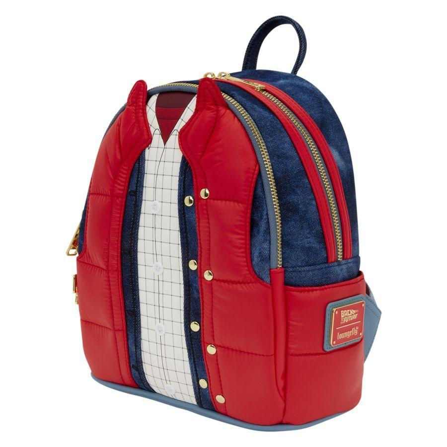 Loungefly-Back to the Future – Marty McFly Cosplay Mini Backpack side view
