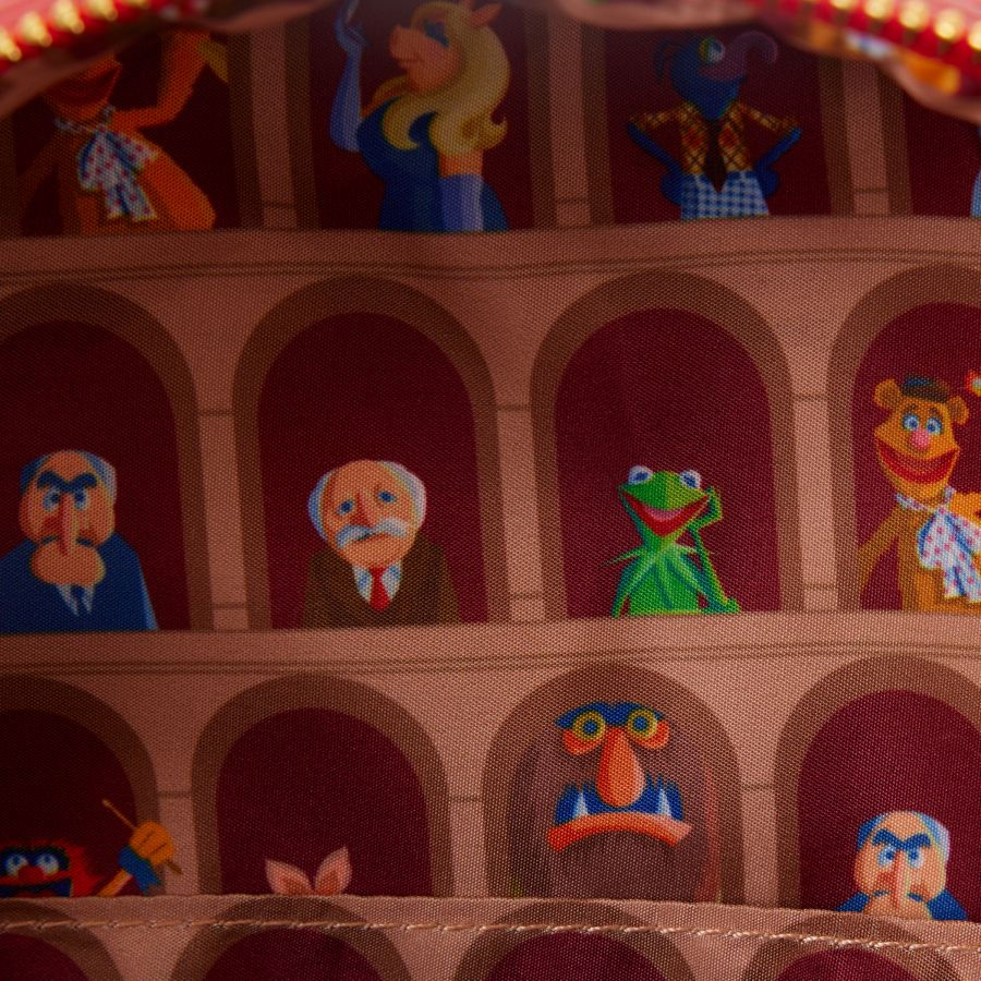 Thumbnail: Loungefly- Disney Muppets - Group Cameo Mini Backpack (Light Up) inside view
