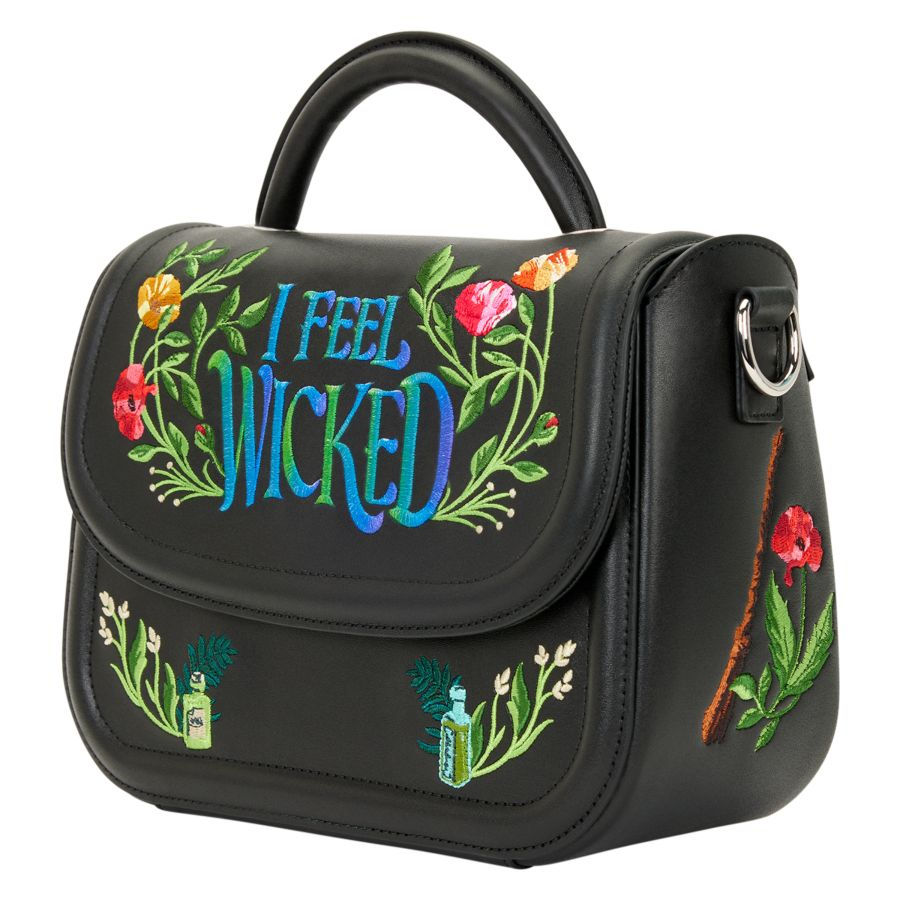 Loungefly-Wicked: Part Two - Floral Crossbody Bag side