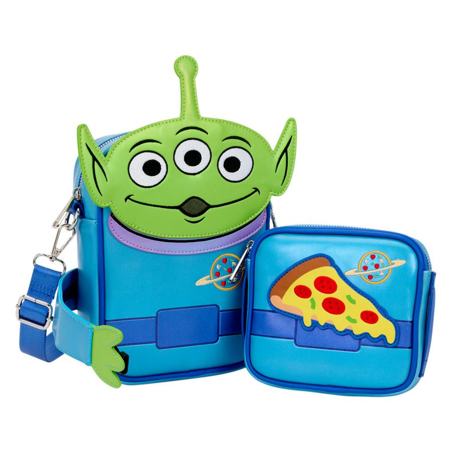 Thumbnail: Loungefly- Disney Pixar- Toy Story 30th Anniv - Aliens Crossbuddies Crossbody 2